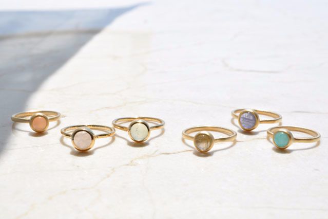 colored gemstone