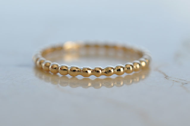 【K10】ballring　フルエタニティボールリング